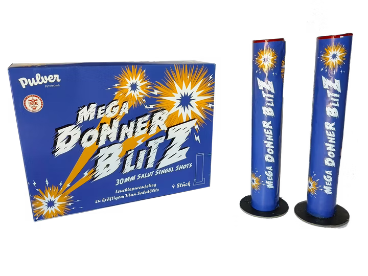 Pulver Pyrotechnik Mega Donner Blitz 30mm PP-K-SAS-30