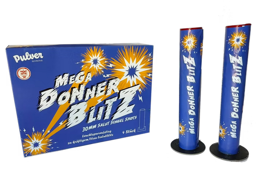 Pulver Pyrotechnik Mega Donner Blitz 30mm PP-K-SAS-30