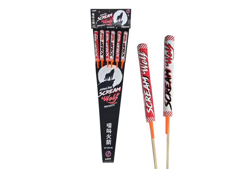 Pulver Pyrotechnik Howling Scream Wolf Rockets / PP-R-PF-03