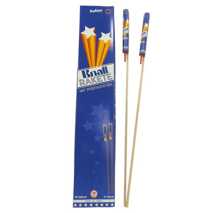 Pulver Pyrotechnik Knallraketen mit Pfeifaufstieg PP-SSR-20