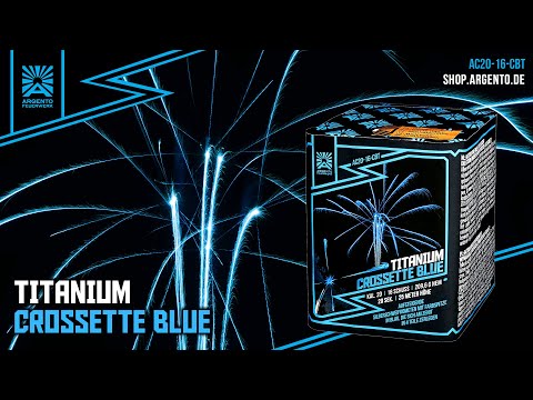 Argento Titanium Crossette Blue AC20-16-CBT