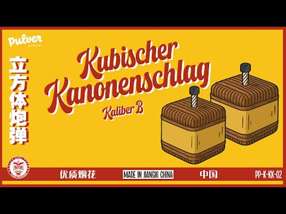 Pulver Pyrotechnik Kubischer Kanonenschlag Kaliber B PP-K-KK-02