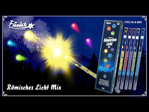 Funke 8 Schuss Römische Lichter Kal. C - Mix FRC16-8-MIX