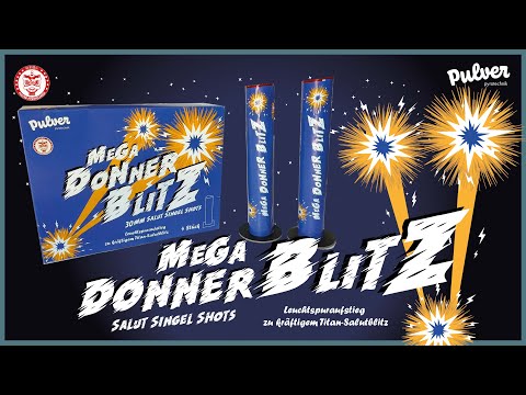 Pulver Pyrotechnik Mega Donner Blitz 30mm PP-K-SAS-30